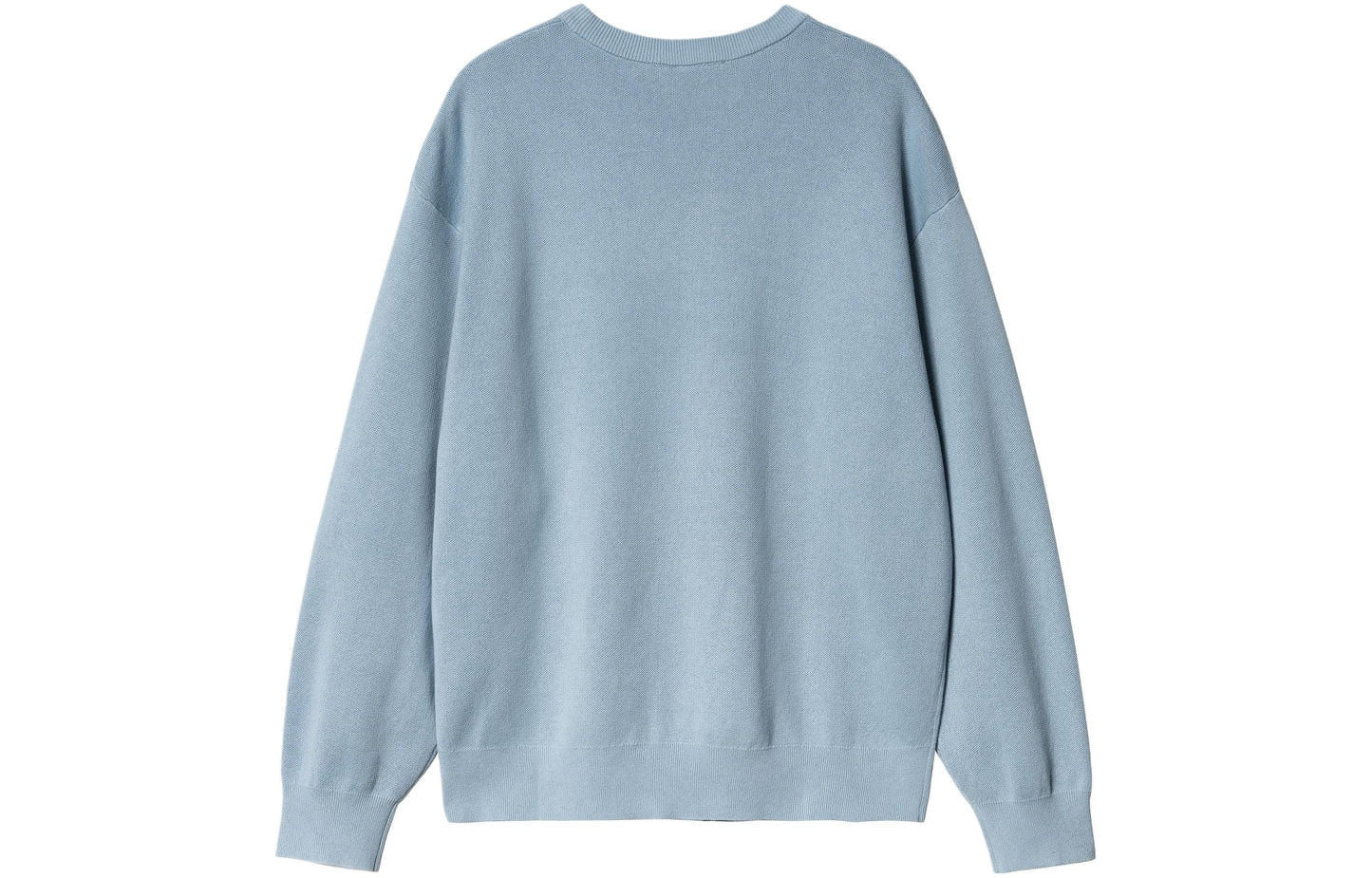 Carhartt wip pikselli gulli kozok, pixel gulli erkin ekipaj bo'yinli uzun yengli trikotaj erkaklar uchun