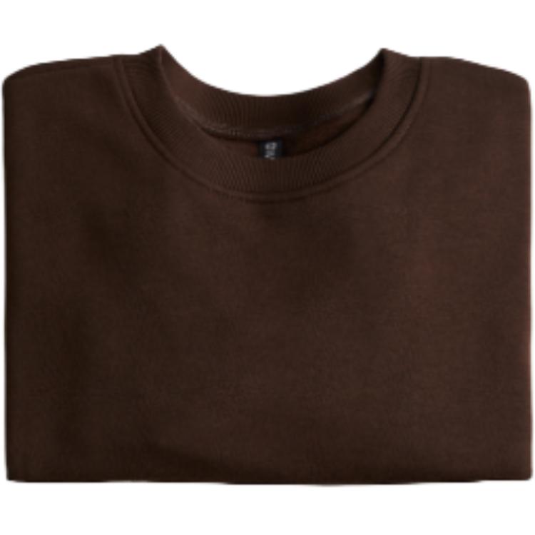 H&M yumshoq bo'yinli yelkali uzun yengli tekis oyoqli yuqori pastki kozok to'plami to'q jigarrang