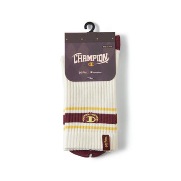 Champion x harry potter retro simple casual daily comfort patchwork colour-collision harry potter mid-calf socks men's & women's