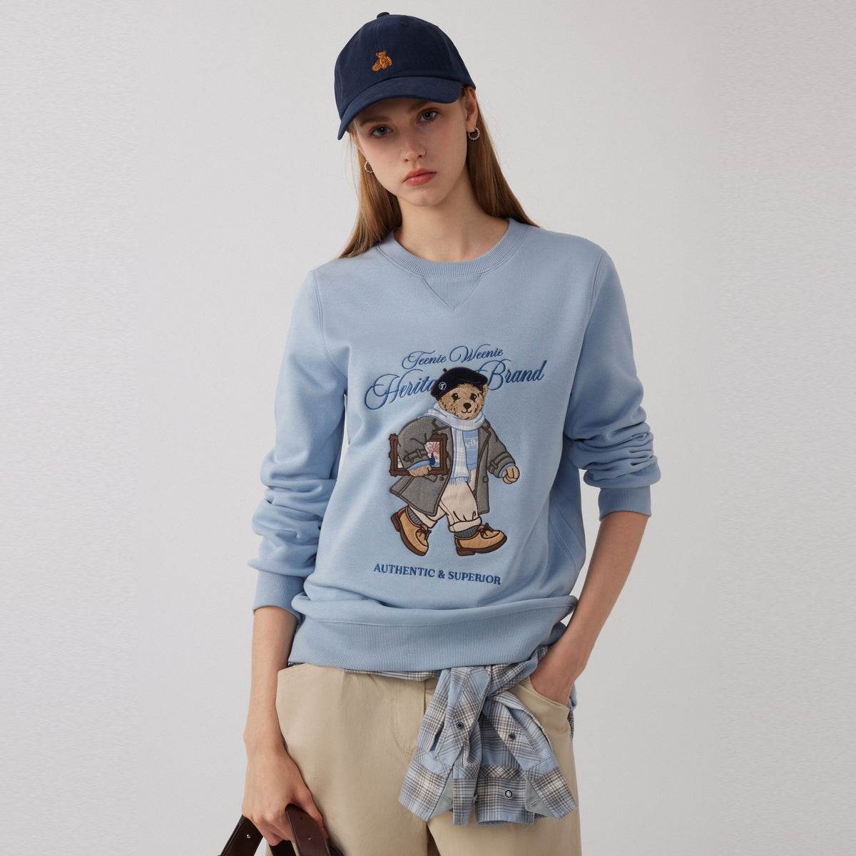 Худи женское Teenie Weenie Bear College Style - Boxette Shop