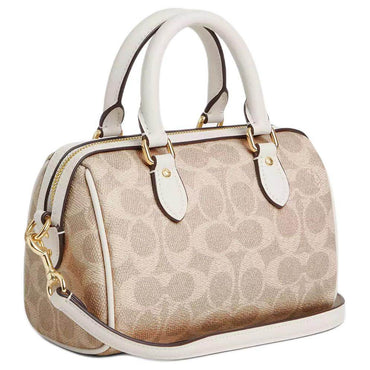 Сумка женская Coach Rowan 18 Classic Print Zip Closure - Boxette Shop
