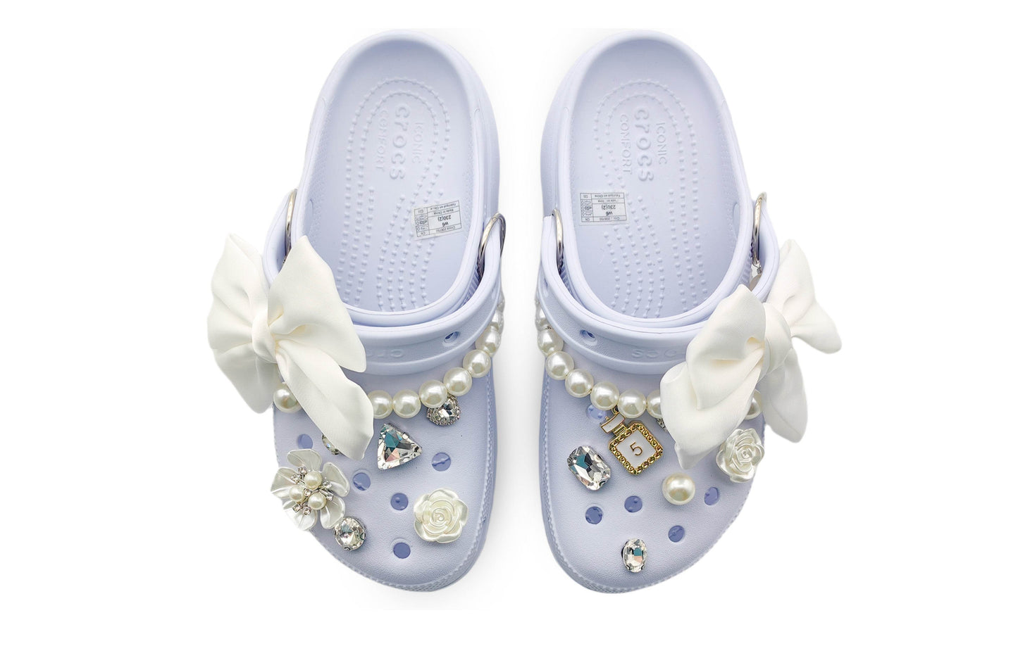 Шлепанцы женские Crocs Classic Platform Clog Pearl Mirage - Boxette Shop
