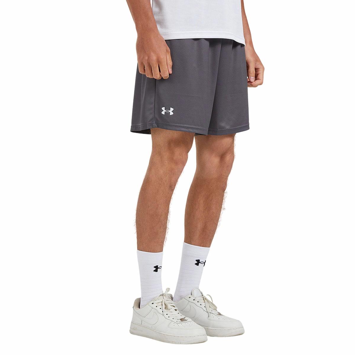 Спортивные шорты under armour solid colour relaxed comfort breathable athletic shorts unisex dark grey