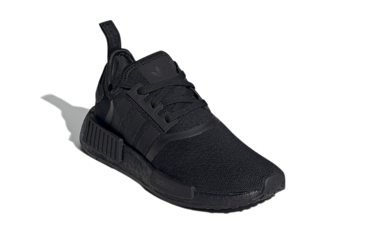Adidas originals nmd_r1 j легкие дышащие кроссовки carbon black подростки