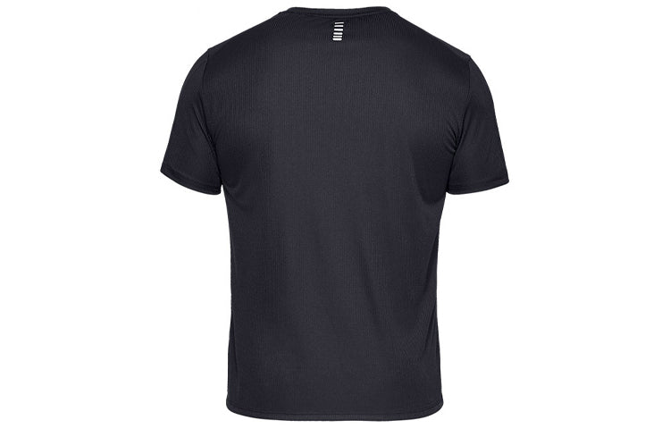 Under armour ua speed stride tight solid colour crew neck pullover short sleeve t-shirt unisex black