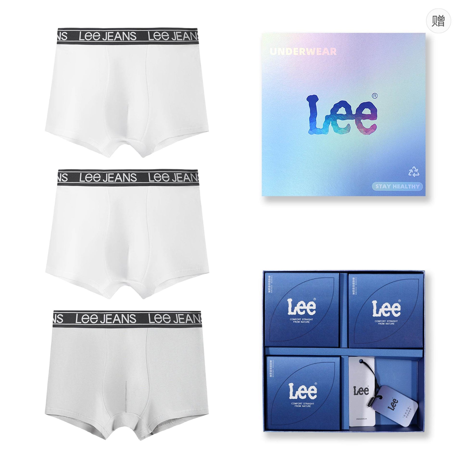 Трусы мужские Lee Cotton Alphabet Logo - Boxette Shop