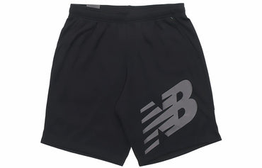 Yangi balans harfi logotipi, qulay nafas oladigan, erkaklar uchun qora sport shortilari