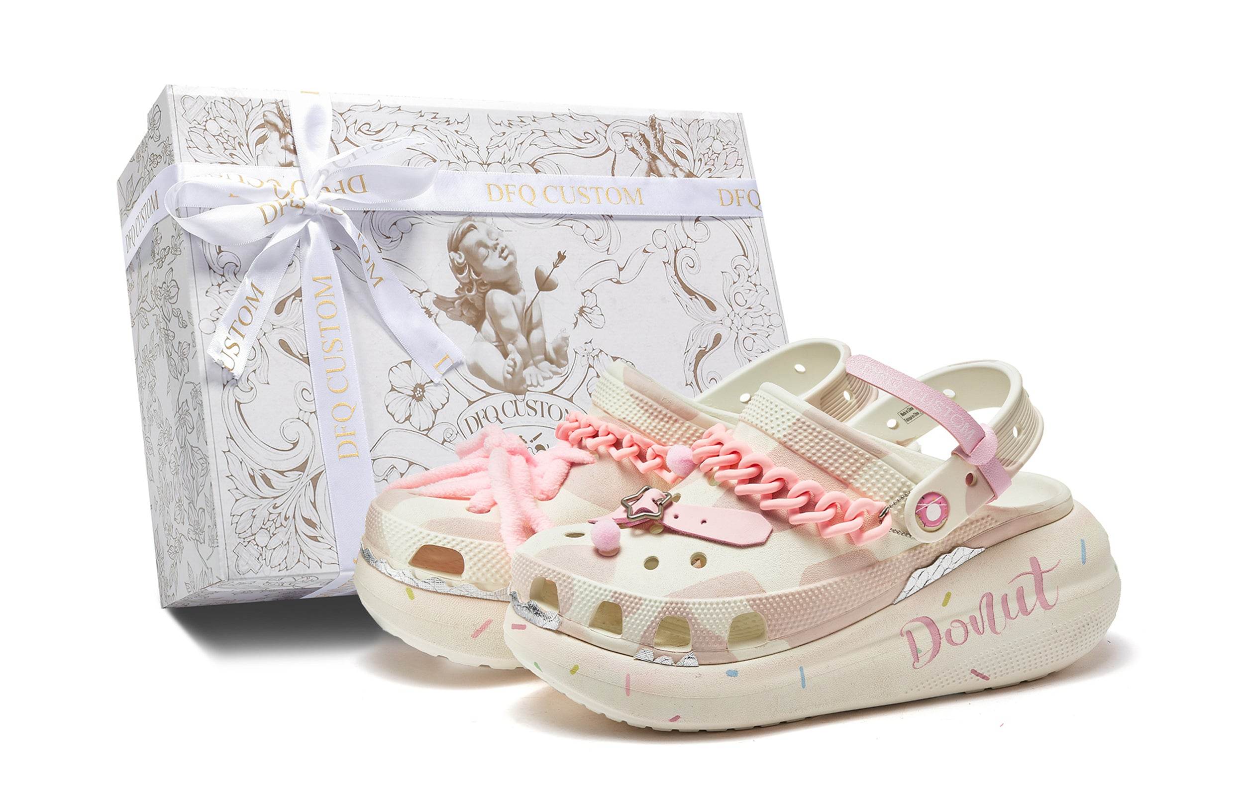 Шлепанцы женские Crocs Crush Clog Da Vinci - Boxette Shop