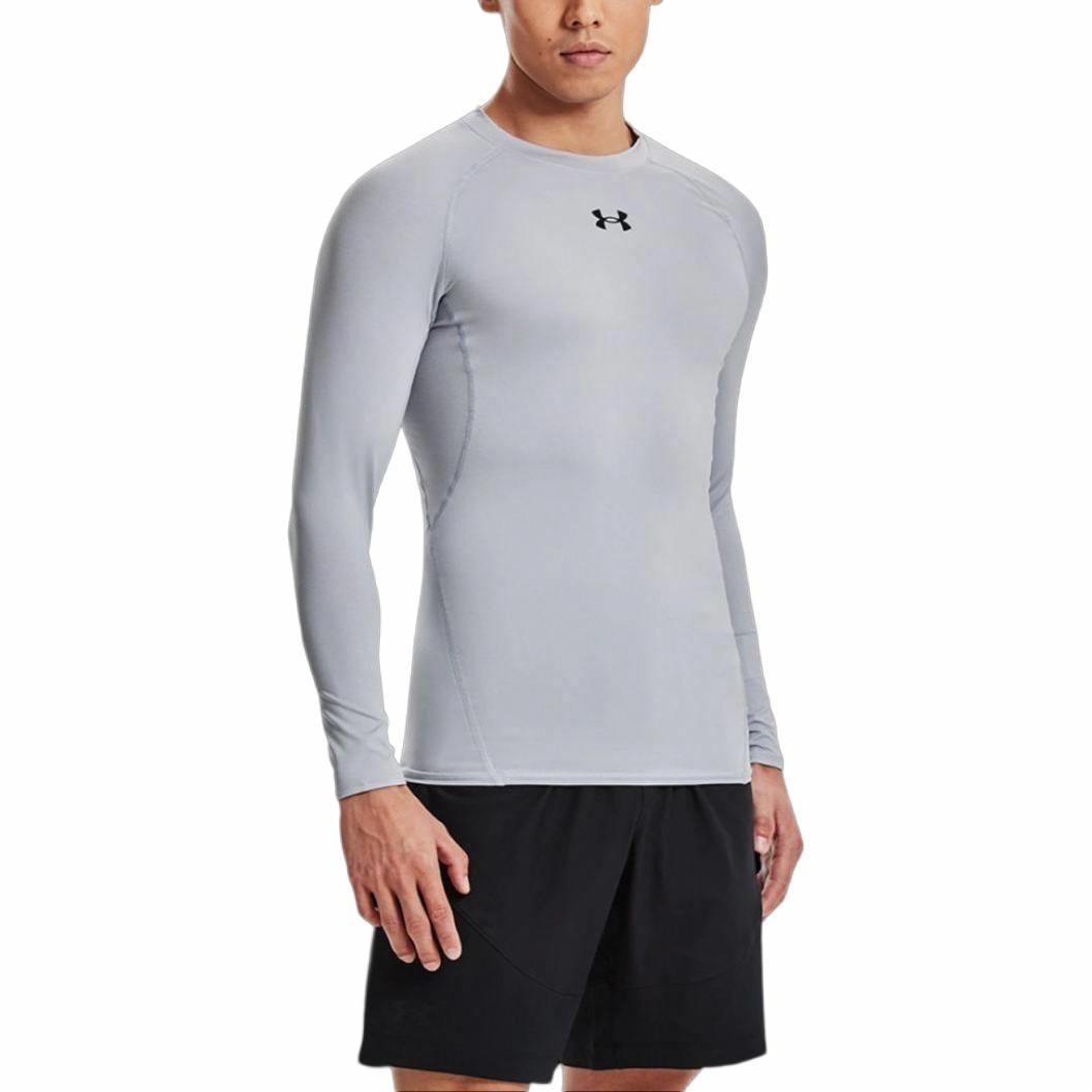 Мужское джерси under armour с длинным рукавом power stretch jersey современного серого цвета