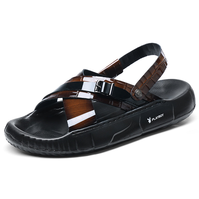 Erkaklar uchun Playboy plyaj sandallari