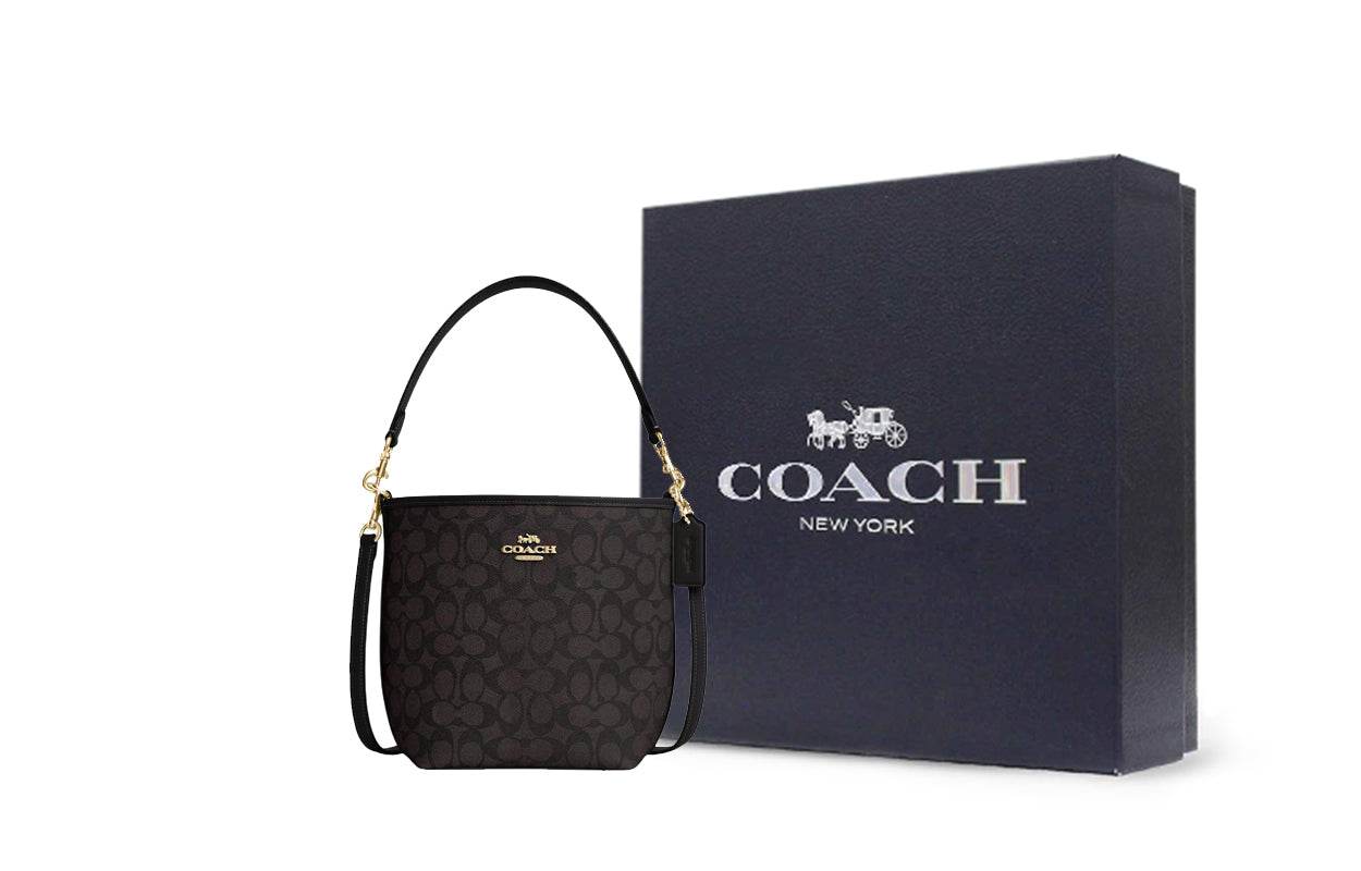 Сумка женская Coach City 17 Old Flower Printed Metal - Boxette Shop