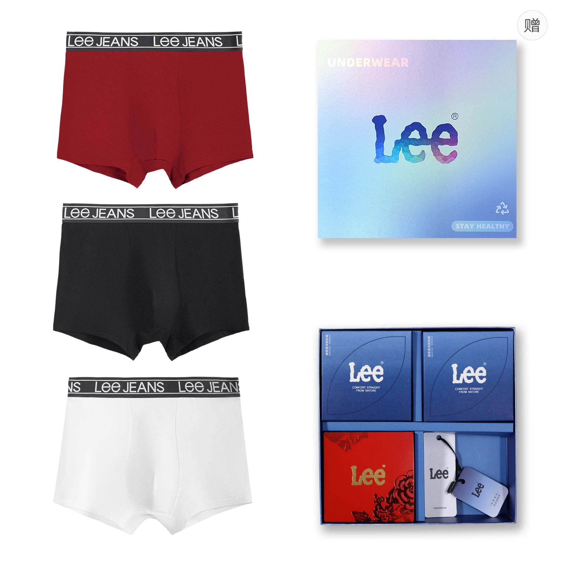 Трусы мужские Lee Cotton Alphabet Logo - Boxette Shop