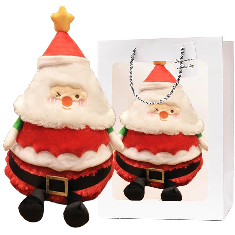 Bobbi bear father christmas and gingerbread man plush doll 45cm tall