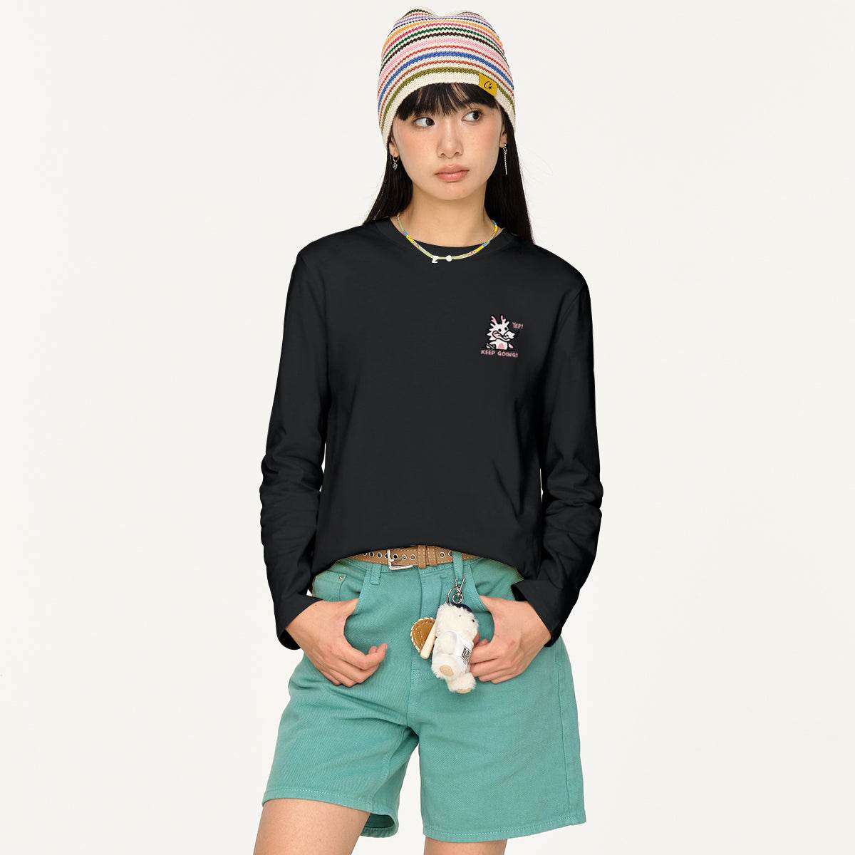 Футболка женская Miniso с принтом - Boxette Shop