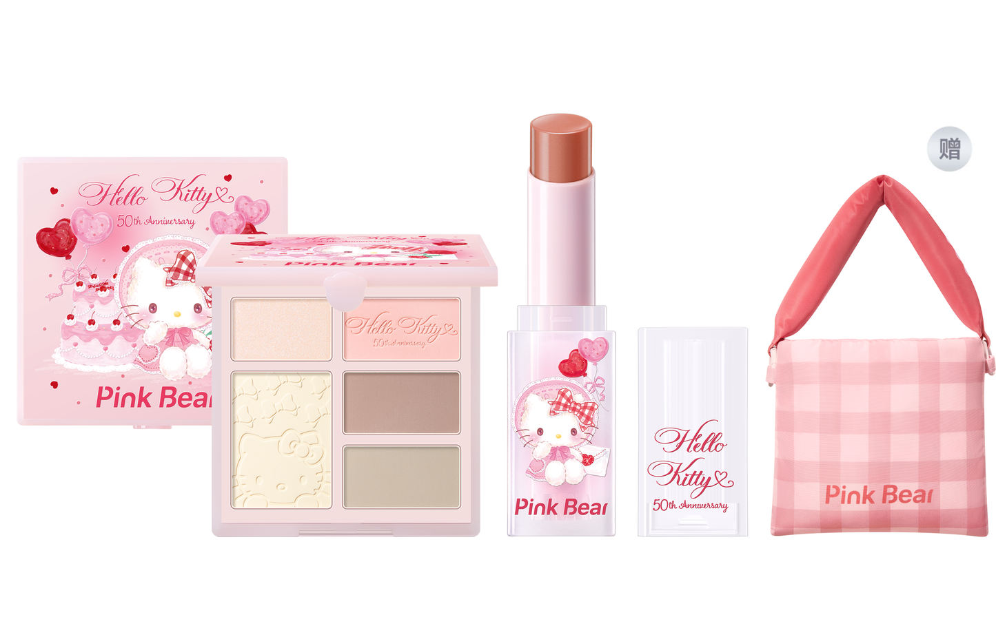 Pinkbear pico bear x sanrio hello kitty lab bo'yog'i