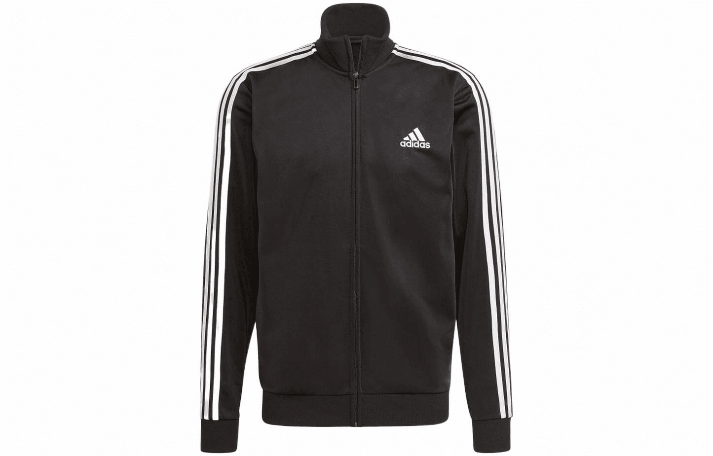 Adidas sportswear essentials 3-stripes logo jacket coat trousers casual sports suit men's international black - Boxette Shop