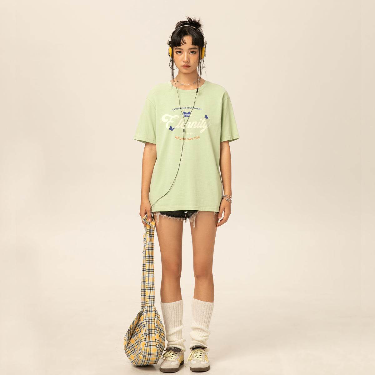 Футболка женская Miniso с круглым вырезом - Boxette Shop