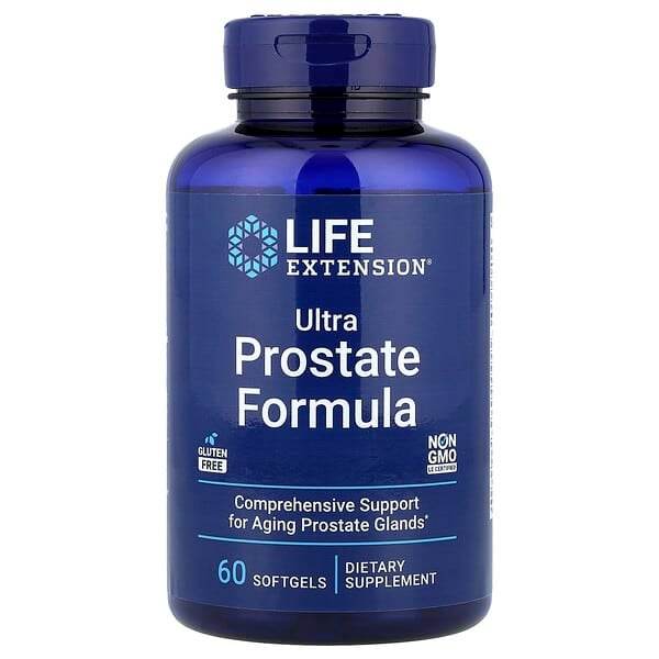 БАД Life Extension Ultra Prostate Formula, ультра формула для мужского здоровья, 60 капсул - Boxette Shop