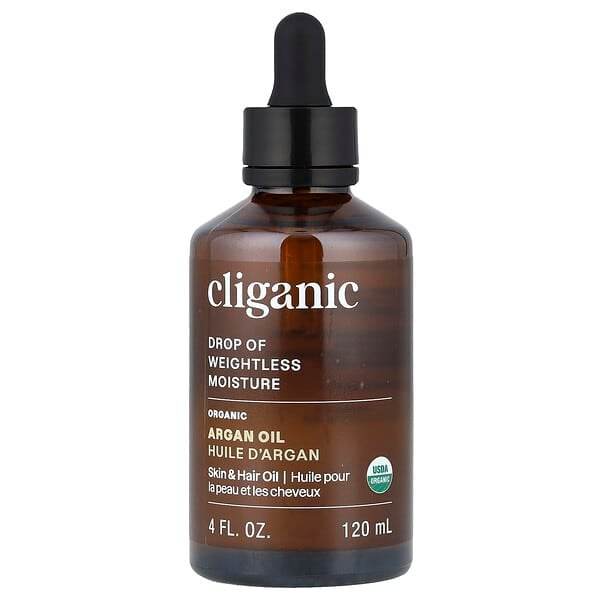 Масло для волос Cliganic Drop of Weightless Moisture, аргановое масло, 120 мл - Boxette Shop