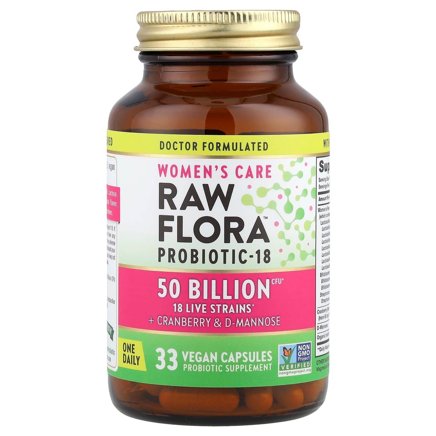 БАД Nature's Truth Women's Care, пробиотик-18 Raw Flora, 33 капсулы - Boxette Shop