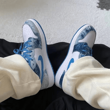Кроссовки детские Air Jordan 1 Low ALT Washed Denim - Boxette Shop