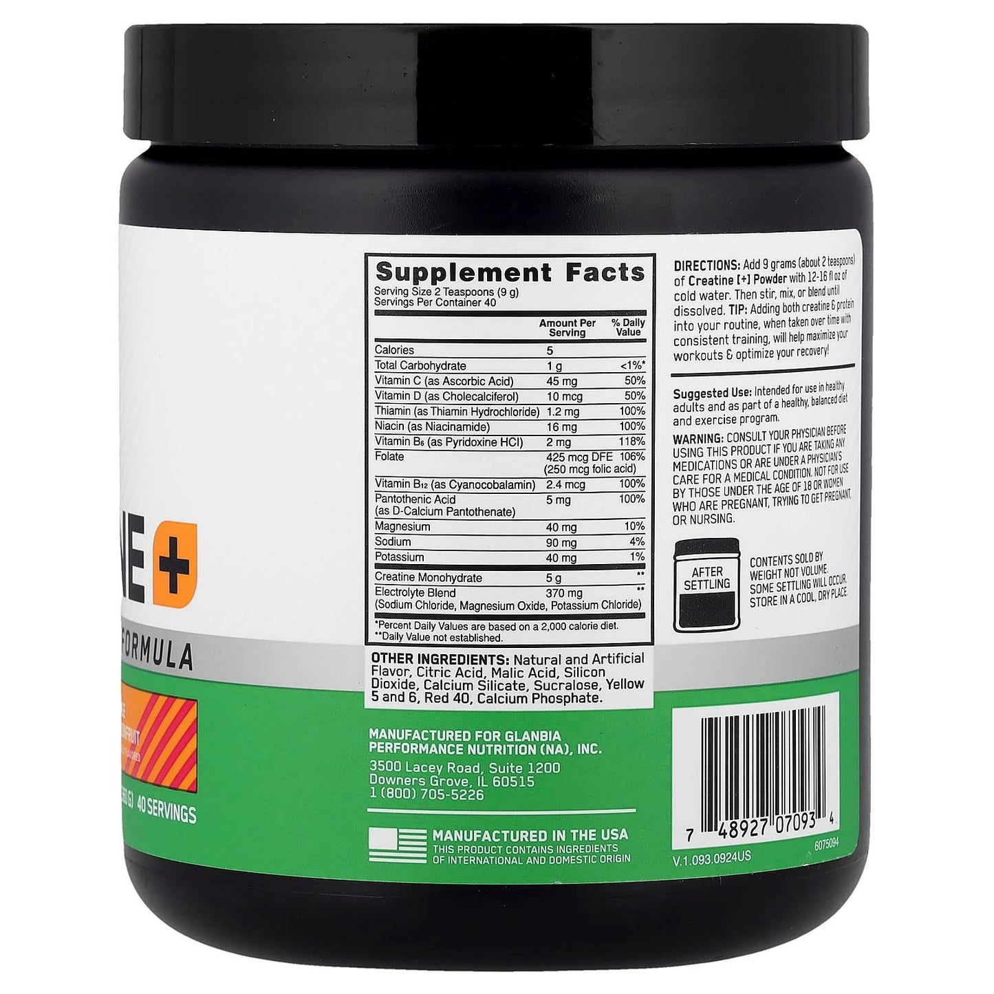 Спортивное питание Optimum Nutrition, Creatine + - Boxette Shop