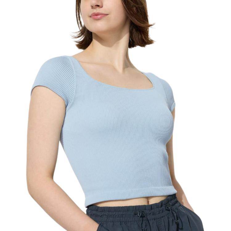 Топ женский Uniqlo aqua blue - Boxette Shop