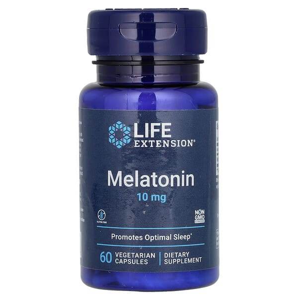 БАД Life Extension, мелатонин, 60 капсул - Boxette Shop
