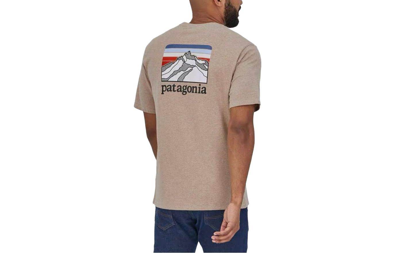 Футболка мужская Patagonia с логотипом - Boxette Shop