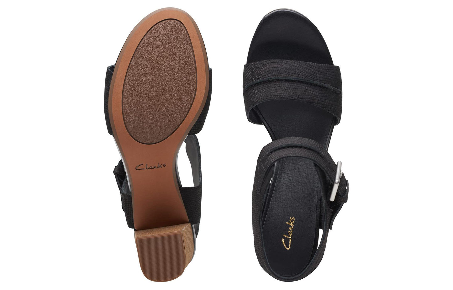 Сандалии женские Clarks T-Strap