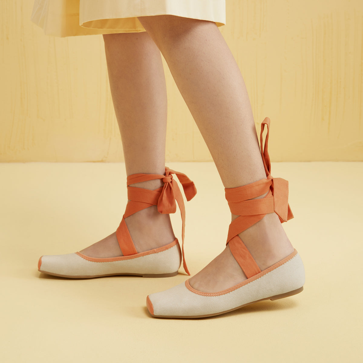 Charlz va Keyt ayollar espadrillari "Rangni blokirovka qiluvchi balet kvartiralari"