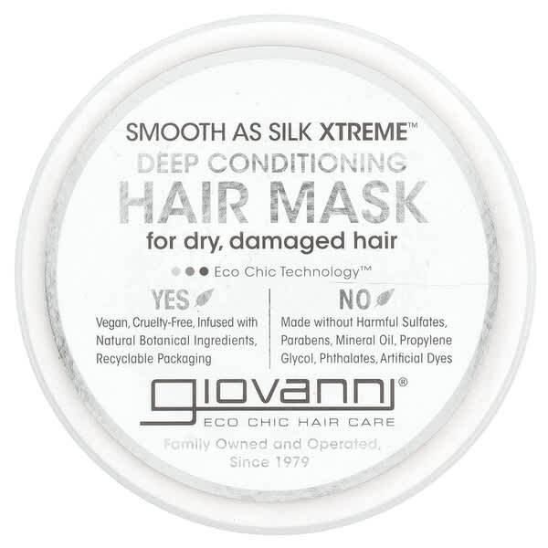 Маска для волос Giovanni Smooth As Silk Xtreme, 295 мл - Boxette Shop