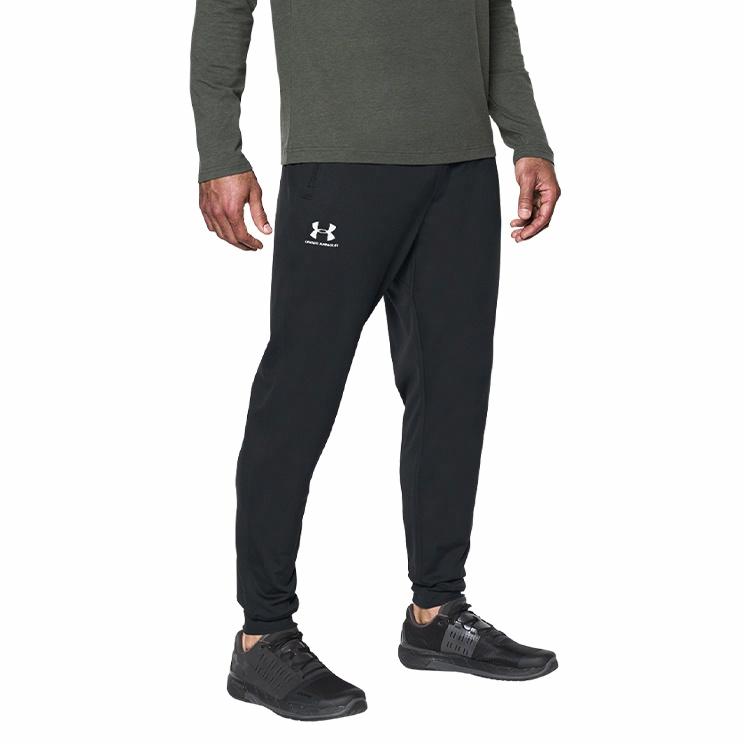 Under armour sportstyle sportstyle joggers cropped casual running long knit sweatpants men's black