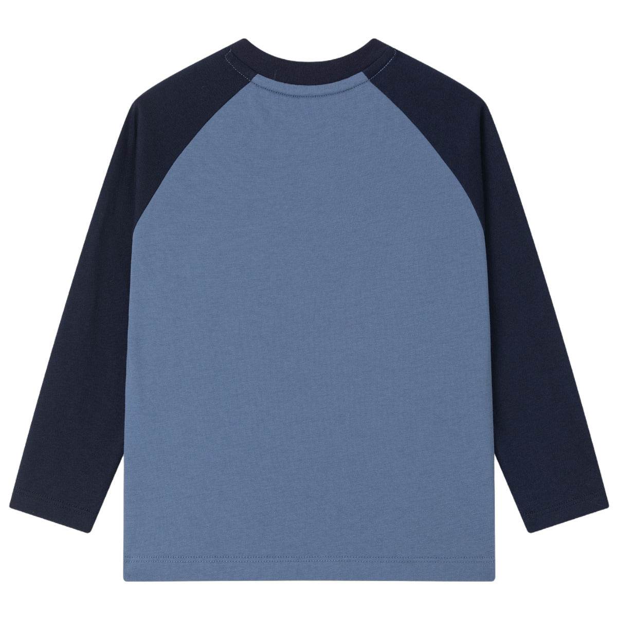 Gap футболка хлопок мода colour block длинный рукав детский стиль - Boxette Shop