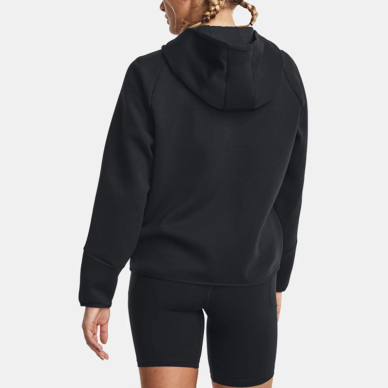 Under armour andromeda solid zip hooded jacket women's black