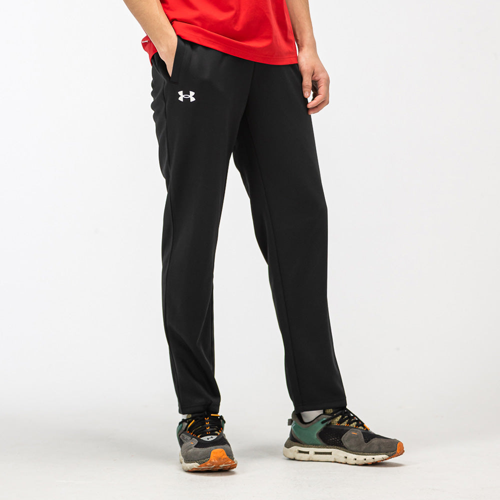 Under armour сплошной цвет casual athletic jacket quick dry sweatpants casual athletic suit men's black