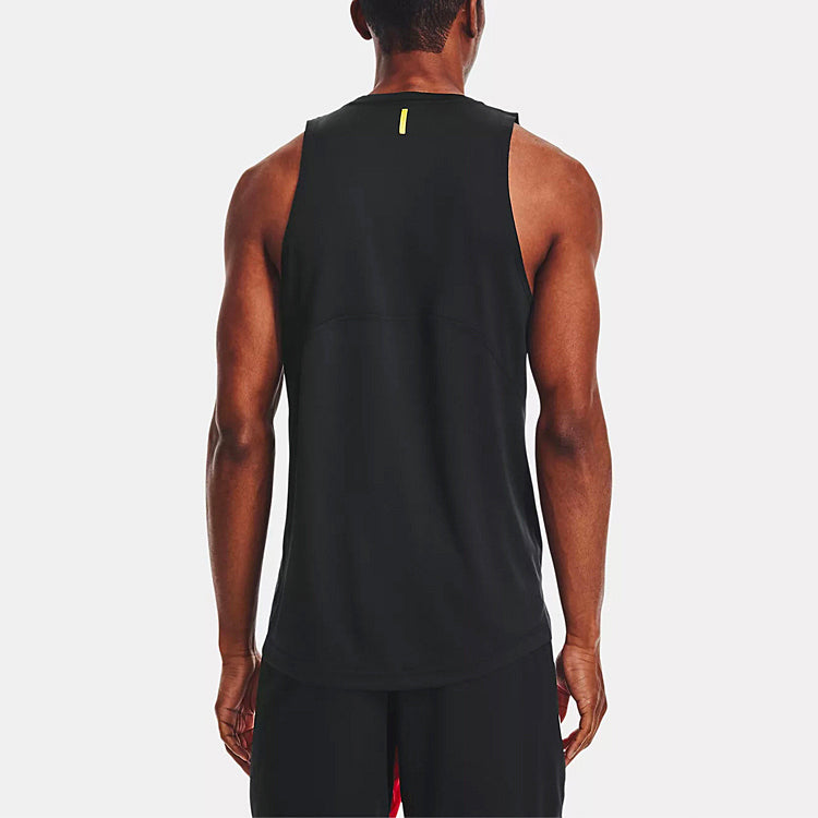 Under armour curry performance баскетбол обучение дышащий quick dry спорт casual crossover жилет мужской черный