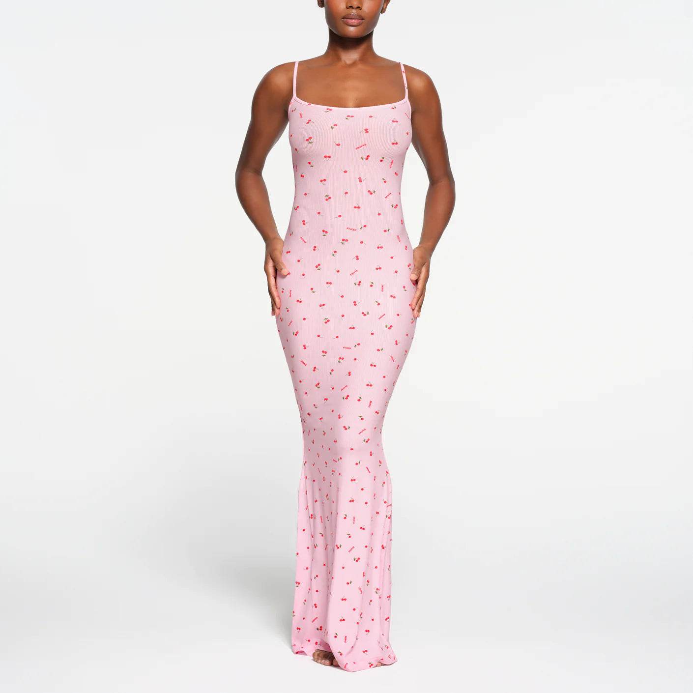 Платье женское Skims Soft Lounge Long Slip Dress - Boxette Shop