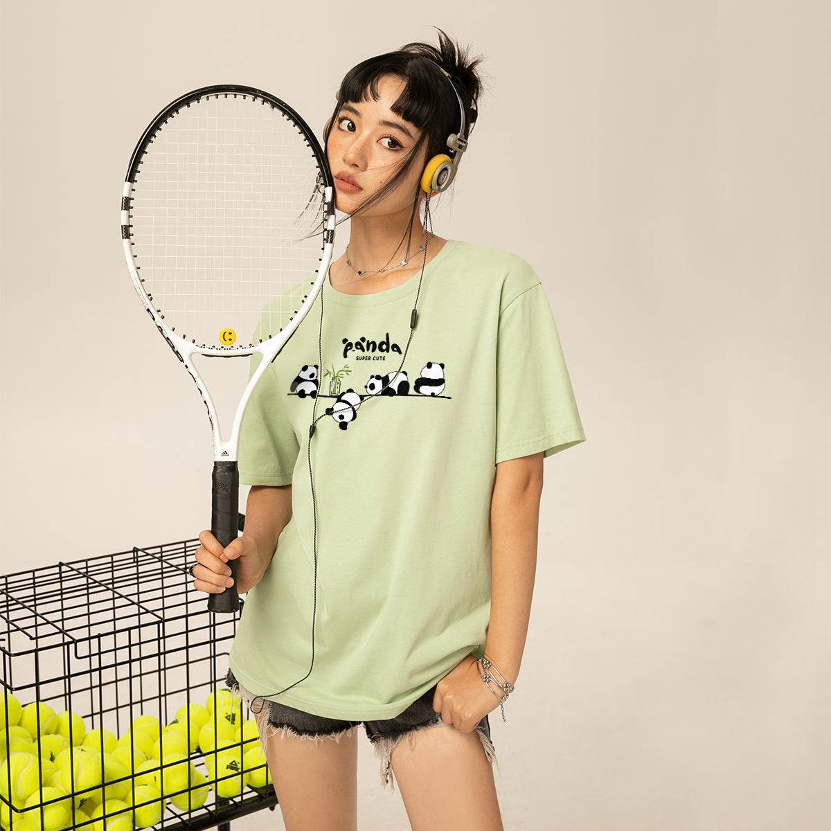 Топ женский Miniso с коротким рукавом - Boxette Shop