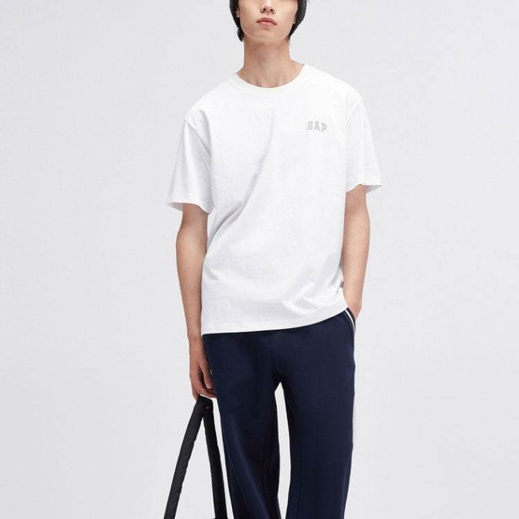 Gap сплошной цвет casual свободные кожи дружественные круглый вырез короткий рукав футболки для мужчин и женщин - Boxette Shop