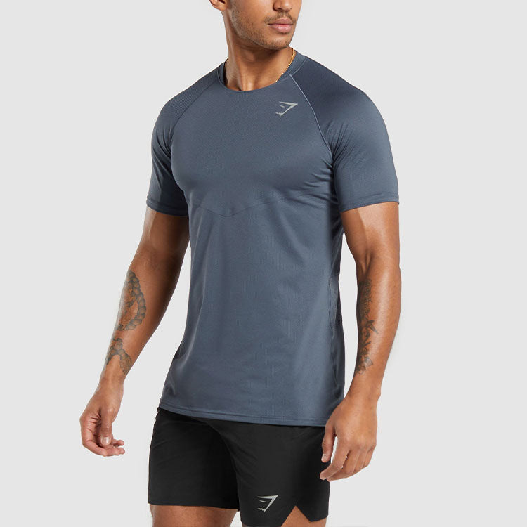 Gymshark Speed T-shirt Erkaklar sport futbolkasi