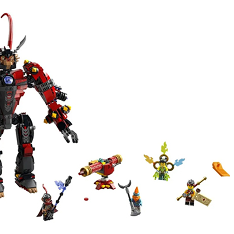 LEGO Wukong Man seriyasi: Qi Xiaotian va olti quloqli makaka Mecha (80033)