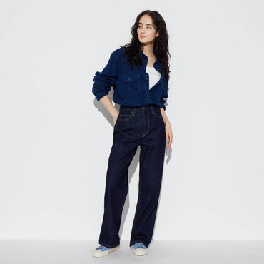Джинсы женские Uniqlo Fw24 Collection Washed Zip S - Boxette Shop
