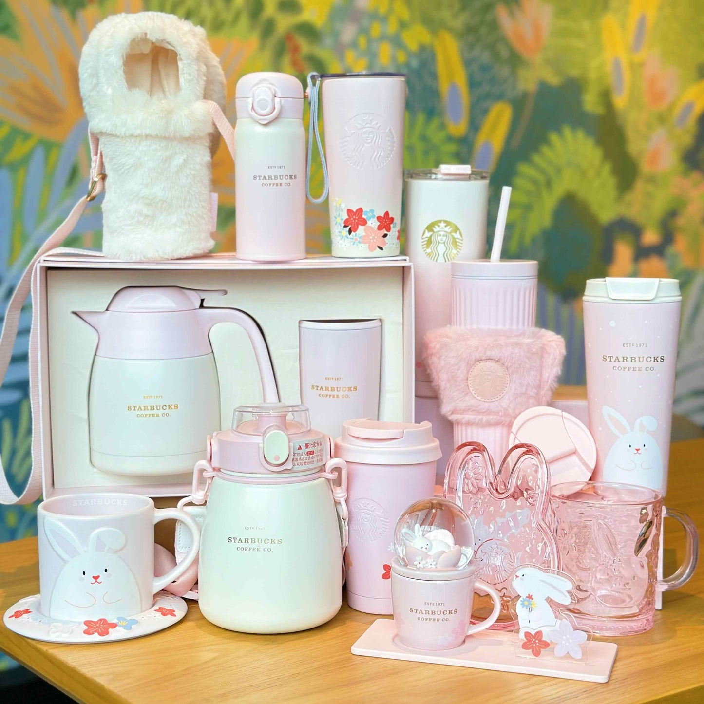 Термокружка Starbucks "Цветущий персик" - Boxette Shop