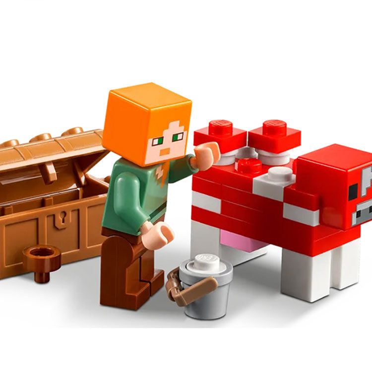 LEGO Minecraft konstruktori: "Qo'ziqorin uyi" (21179)