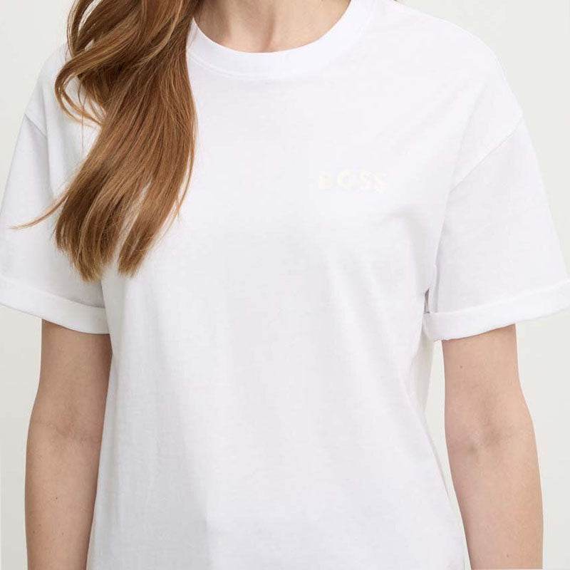 Футболка женская Hugo Boss Letter Print Round Neck Pullover - Boxette Shop