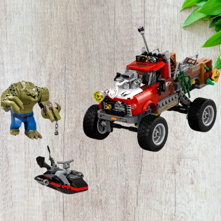 LEGO super qahramonlari "Betmen: Killer Crocning ulkan aravasi" (70907)