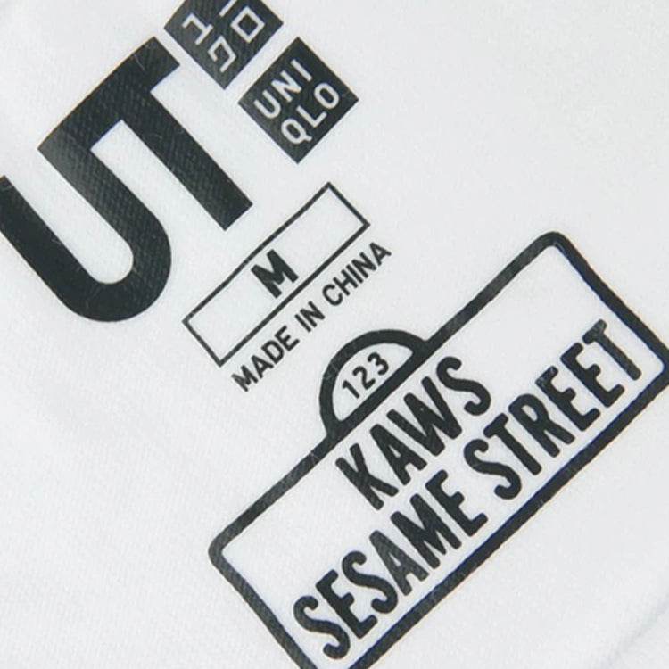 Футболка Uniqlo X Sesame Street Kaws Tripartite - Boxette Shop
