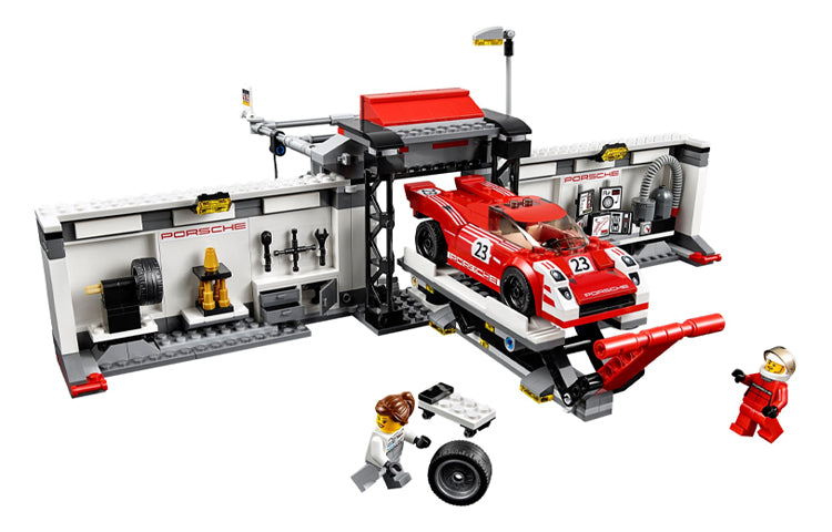 Конструктор LEGO "Supercars: Porsche 919 Hybrid и 917K Pit Stop" (75876) - Boxette Shop