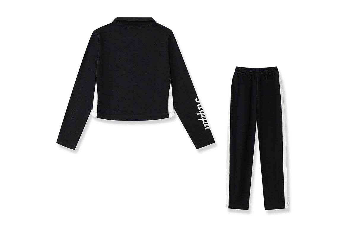 Толстовка для девочек Kappa Letter Print Lapel Long Sleeve Top - Boxette Shop